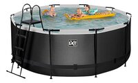 EXIT piscine avec filtre à sable Ø 3,6 x H 1,22 m Black Leather-Image 1