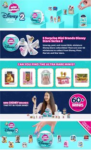 Mini Brands - 5 verrassingen Disney Store Edition Series 2-Afbeelding 1