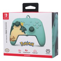 PowerA manette pour Nintendo Switch Enhanced Wired Pokémon Snorlax & Friends