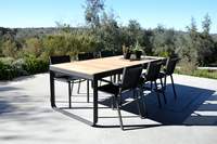 Arcane table de jardin extensible Bastide L 220/340 x Lg 100 cm-Image 2