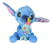 Knuffel Disney Lilo & Stitch 25 cm - Stitch met Scrump-Vooraanzicht
