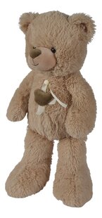 Nicotoy peluche ours avec ruban 55 cm brun clair-Côté droit