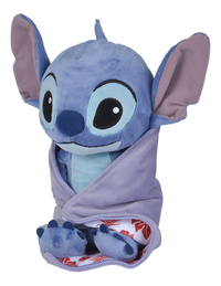 Knuffel met dekentje Disney Lilo & Stitch 25 cm - Stitch