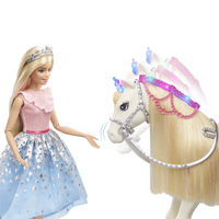 Barbie Princess Adventure Prance & Shimmer Horse-Afbeelding 2