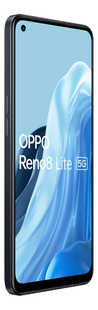 OPPO smartphone Reno8 Lite Cosmic Black-Côté gauche