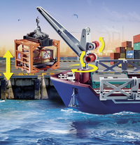 PLAYMOBIL City Action 70769 Groot containerschip met douaneboot-Afbeelding 6