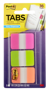 Post-it onglet autocollant Tabs - 36 pièces