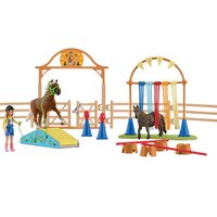 Schleich Set de jeu FARM WORLD Entraînement d'agility pour poney-Avant