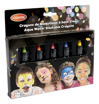 Goodmark crayons de maquillage à base d’eau fluo-Côté gauche