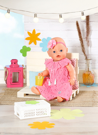 Zapf Creation Robe Bébé born Robe à fleurs tendance-Image 3