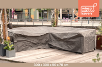 Outdoor Covers beschermhoes voor loungeset hoekbank L 300 x B 300 x H 70 cm polypropyleen-Afbeelding 4