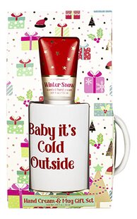 Coffret-cadeau mug et crème pour les mains Baby, it's cold outside