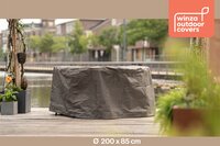 Outdoor Covers housse de protection pour ensemble de jardin rond polyester Ø 200 x H 75 cm-Image 4