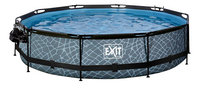 EXIT zwembad met overkapping en zonnedak Ø 3,6 x H 0,76 m Stone-Artikeldetail