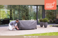 Outdoor Covers beschermhoes voor tuintafel polyester L 185 x B 105 x H 75 cm-Afbeelding 5