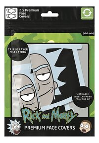 Mondmasker voor volwassenen Rick and Morty - 2 stuks-Vooraanzicht