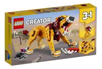 LEGO Creator 3 en 1 31112 Le lion sauvage