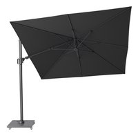 Platinum parasol suspendu Challenger T2 Premium aluminium 3 x 3 m Faded black