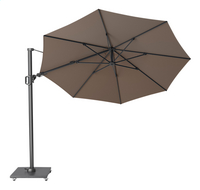 Platinum parasol suspendu Challenger T2 Premium aluminium Ø 3,5 m Havana-Avant