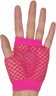 Handschoenen net pols neon-roze-Artikeldetail