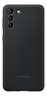 Samsung siliconen cover voor Galaxy S21+ zwart