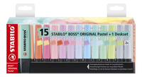 STABILO BOSS Original Pastel surligneur fluo Edition 50 Years + support