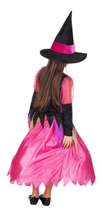 Verkleedpak Pretty Witch roze maat 104/116-Achteraanzicht