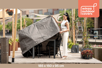 Outdoor Covers Premium beschermhoes voor tuinset L 185 x B 150 x H 95 cm polypropyleen-Afbeelding 5
