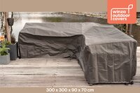 Outdoor Covers beschermhoes voor loungeset hoekbank L 300 x B 300 x H 70 cm polypropyleen-Afbeelding 5