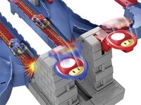 Hot Wheels acrobatische racebaan Mario Kart Bowser's Castle Chaos Track set-Artikeldetail