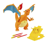 Pokémon figurine articulée Deluxe Dracaufeu avec Pikachu et lanceur-Détail de l'article