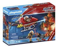 PLAYMOBIL City Action 71195 Hélicoptère bombardier des pompiers