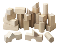 HABA blocs en bois à empiler Boîte de base - 26 pièces