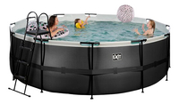 EXIT piscine avec filtre à sable Ø 4,27 x H 1,22 m Black Leather-Image 1
