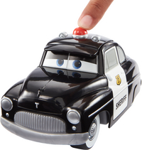 Disney Cars auto Track Talkers Sheriff-Afbeelding 1