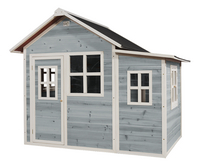 EXIT houten speelhuisje Loft 150 blauw-Rechterzijde