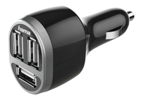 Hama Chargeur pour voiture Picco 3 ports USB