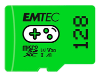 Emtec carte mémoire microSDXC Gaming 128 Go-Avant