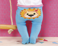 Dolly Moda kledijset 2 paar broekkousen leeuw-Afbeelding 1
