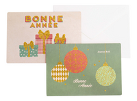 Carte de vœux Gold Fever - 10 pièces