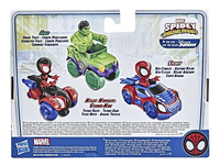 Speelset Marvel Spidey and His Amazing Friends - Hulk en zijn Smash Truck-Achteraanzicht