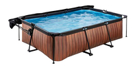EXIT zwembad met zonnedak L 2,2 x B 1,5 x H 0,65 m Wood-Artikeldetail