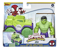 Speelset Marvel Spidey and His Amazing Friends - Hulk en zijn Smash Truck-Vooraanzicht