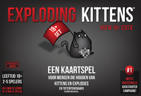 Exploding Kittens NFSW-editie kaartspel 18+-Vooraanzicht