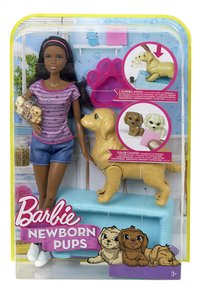 barbie avec chien et chiot