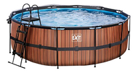 EXIT zwembad met overkapping en warmtepomp Ø 4,27 x H 1,22 m Wood-Artikeldetail
