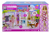 Barbie Modern poppenhuis met pop-Vooraanzicht