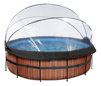 EXIT zwembad met overkapping en warmtepomp Ø 4,27 x H 1,22 m Wood-Artikeldetail
