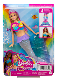 Barbie mannequinpop Dreamtopia Zeemeermin met twinkelende lichtjes