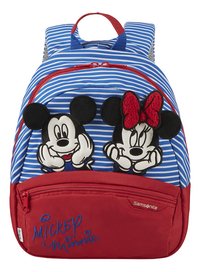 Samsonite rugzak Disney Ultimate 2.0 S Minnie/Mickey Stripes blauw/rood